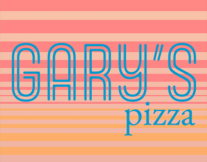 Gary's Pizza Branding