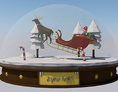 Merry Christmas ! - Low Poly