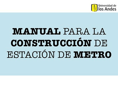 Manual para la construcción de una estación de metro
