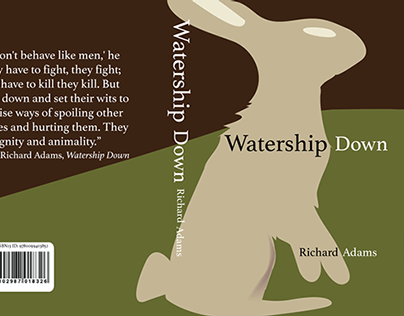 Watership Down Book Cover Design,