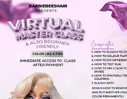 virtual class wig flyer