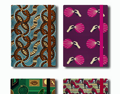 Vlisco waxprint icons_notebook series