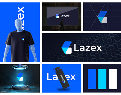 Brand Identity Design | Lazex | Tech Brand