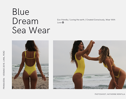 Blue Dream Sea Wear Photoshoot