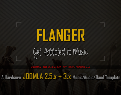 FLANGER - Responsive Joomla Music & Bands Template