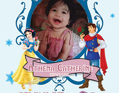 Athena birthday invitation