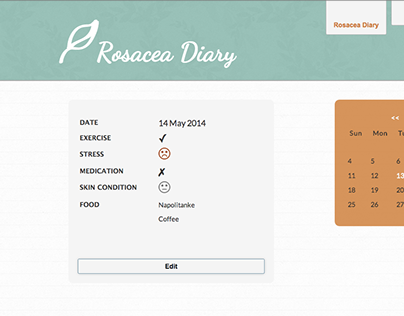 Rosacea web app
