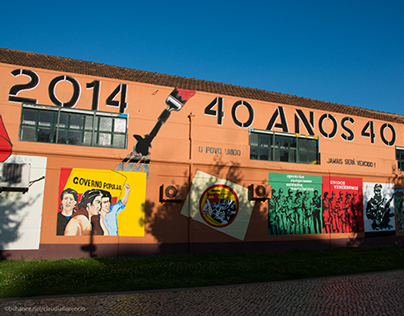 Murals 40 years of 25th April, Alcântara - Lisbon