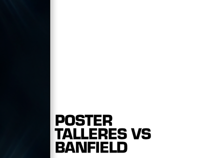POSTER TALLERES VS BANFIELD