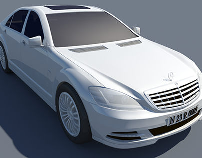 3D - Mercedes-S400 (personal)