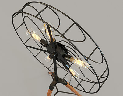 Helicopter lamp