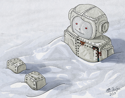 Robot in the Snow