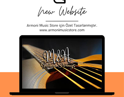 Armoni Music Store Web Tasarım