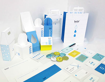 'belif' cosmetic brand redesign package