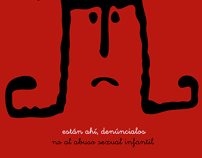 POSTER ABUSO SEXUAL INFANTIL
