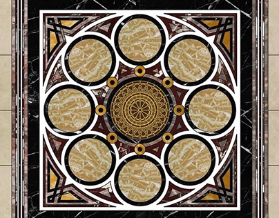 Arabic Islamic Marble Flooring (ABU DHABI UAE)