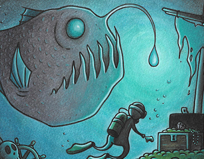 SEA MONSTERS into the deepest mind - ILLUSTRATIONS