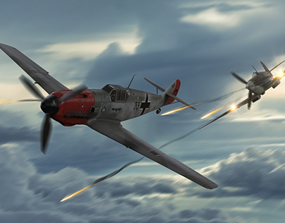 WWII Spitfire VS Messerschmitt