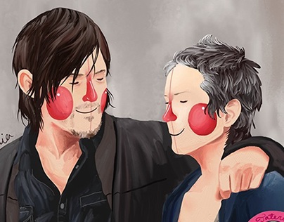 Daryl y Carol - The Walking Dead