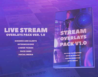 Stream Overlays Pack - After Effects Extension
