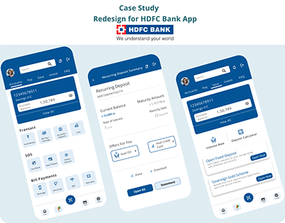 Redesign of HDFC Application