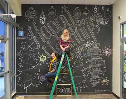 Anytime Fitness - Holiday Chalkboard