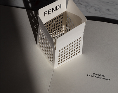 Fendi pop-up card