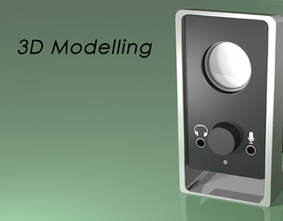 3D Modelling [Desktop speakers]