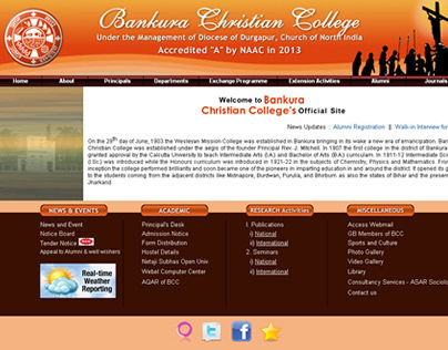 Bankura Christian College Official Website