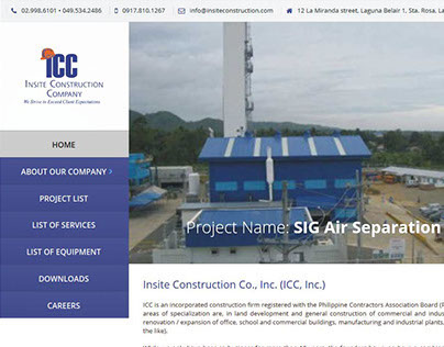 ICC: Insite Construction Company Website
