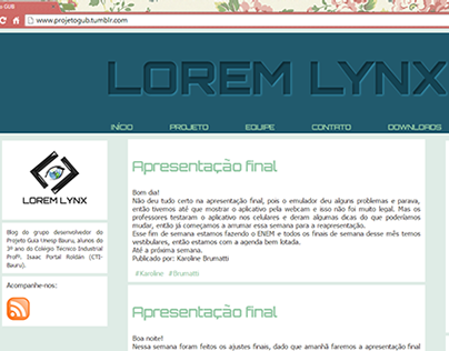 Tema para Tumblr - Lorem Lynx