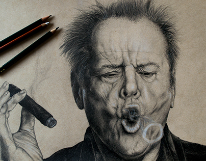 Jack Nicholson drawing