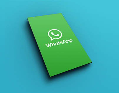 WhatsApp Flat Material Concept