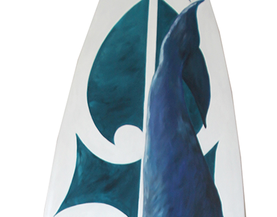 Surfboard Art "Humpback Whale"