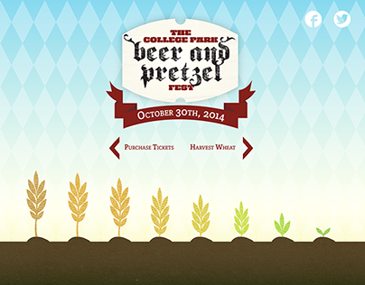 The College Park Beer and Pretzel Fest Web Design