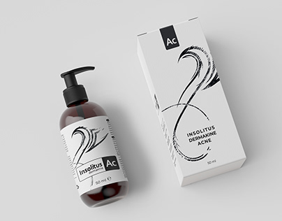 Label and package design for a skin care product