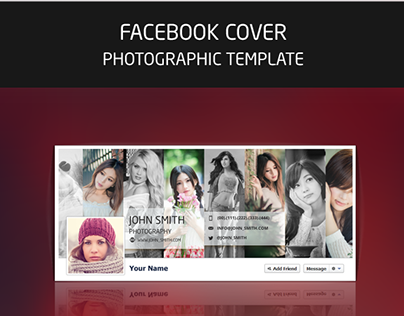Photographic Facebook Cover Template