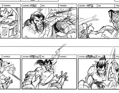 Alien Arena: The Saga Of Sakana Kurai - Ep1 -Storyboard