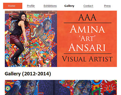 www.aminaart.org - Logo and Website