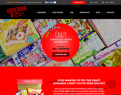 Japan Crate Website