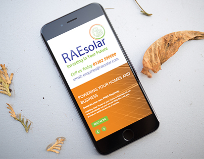 RAE Solar | Web Design