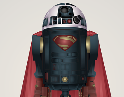 Starwars Droid R2-D2 Superheroes
