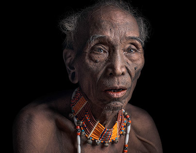 Portrait of Konyak Tribe