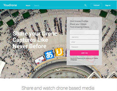 Youdrone Site UX/UI and Visual Design