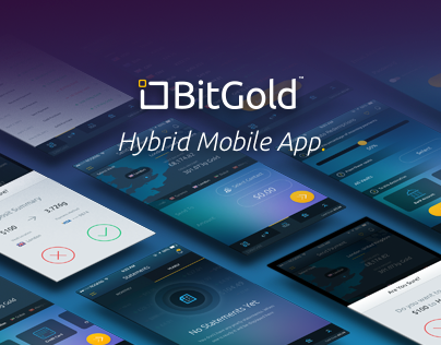 BitGold Hybrid Mobile App.