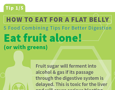 Infographic: Flat Belly TIps