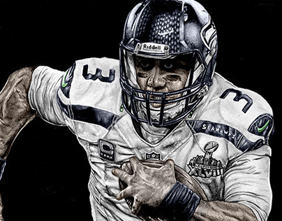 Russell Wilson Drawing
