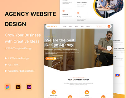 Agency Website Template Design