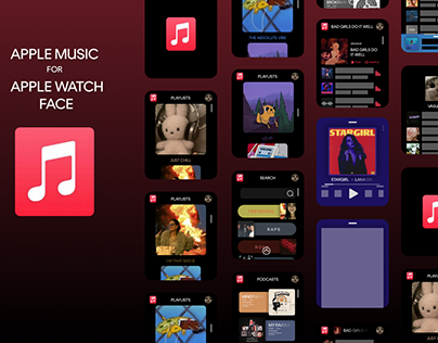 Apple Music UI iWatch