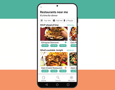 RSVP, a reservation app for Android.